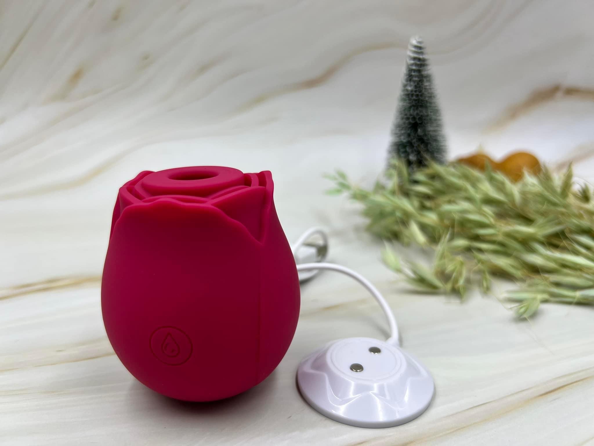 [ไข่สั่น]-ดอกกุหลาบ แบบดูด (ชาร์จ)