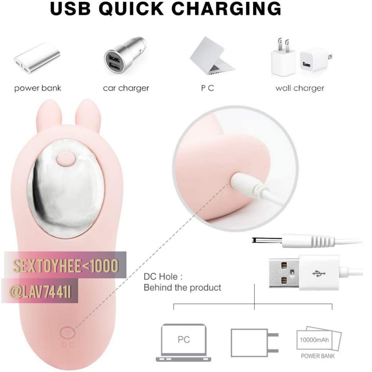 [ไข่สั่น]-กระต่ายเหน็บ(12 ฟังก์ชั่น) - Image 3